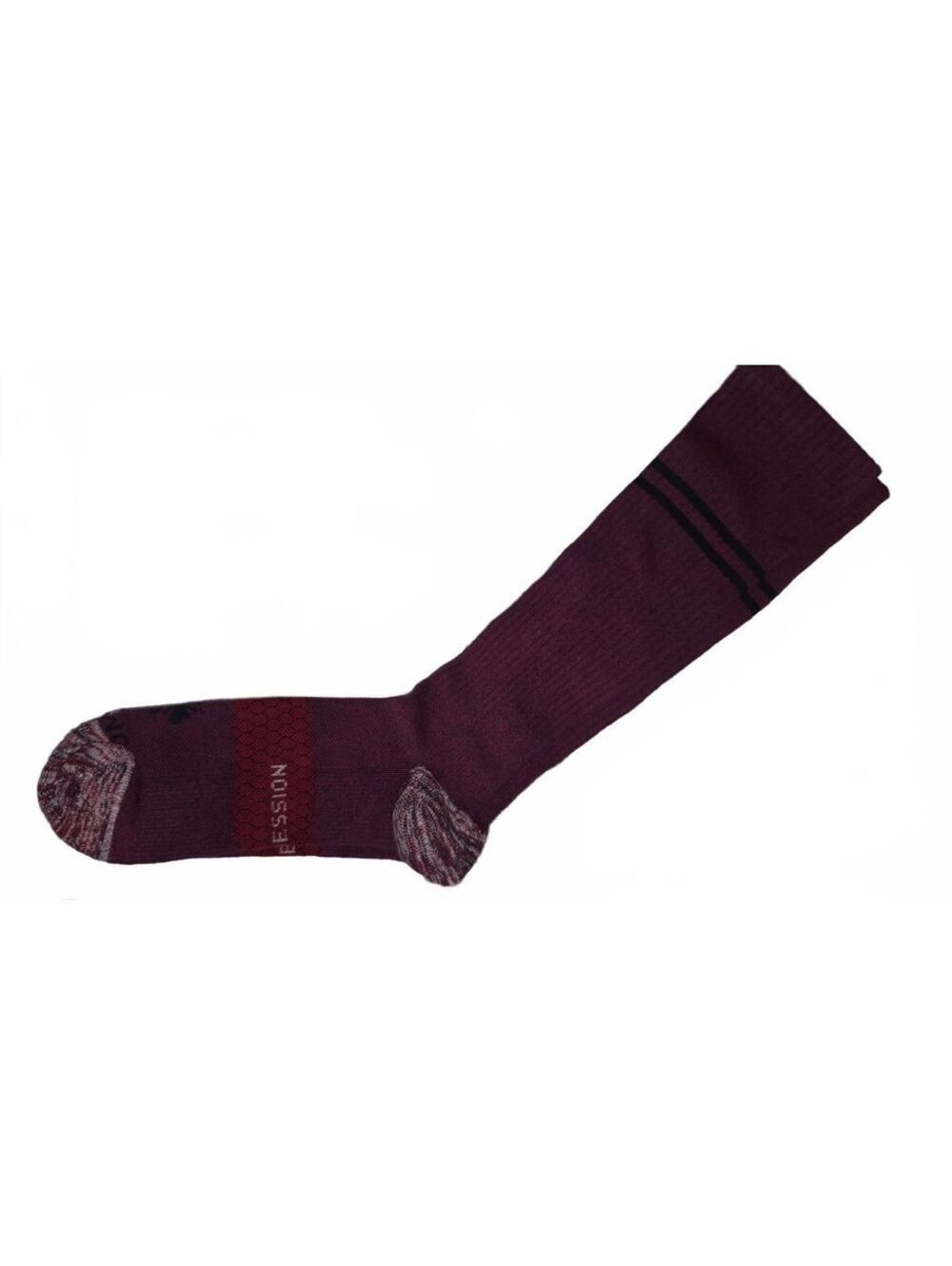 Bombas Everyday Compression - Cotton Knee High Socks - Unisex L - Burgundy NEW